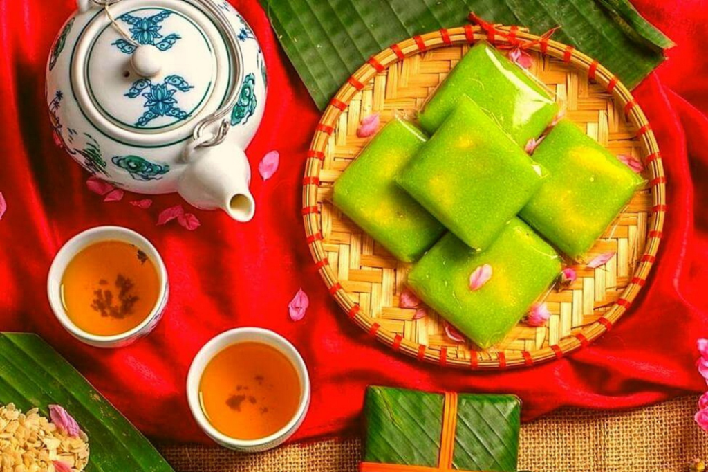 Bánh cốm Hà Nội - món quà truyền thống