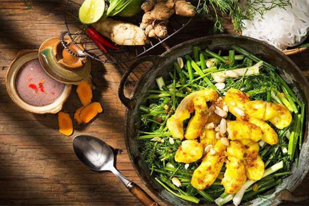 Chả cá Lã Vọng - đặc sản Hà Nội nổi tiếng với hương vị nghệ vàng và thì là thơm lừng